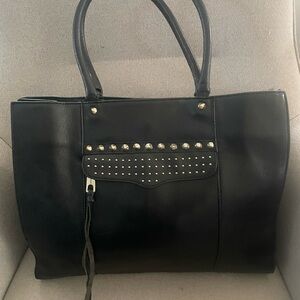 Rebecca Minkoff  Black Studded Tote Bag